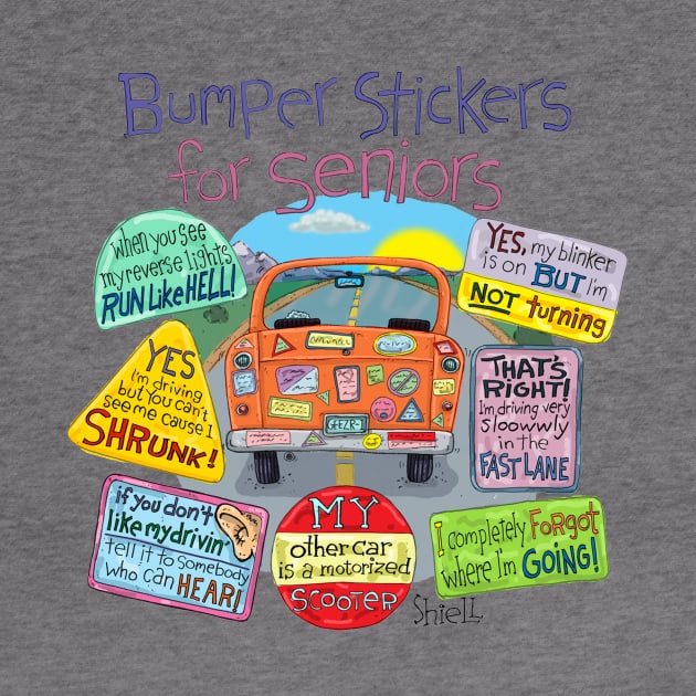 Bumper Stickers for Seniors by macccc8